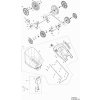 Nóż tnący Makita ELM4620 ELM4621 EM462 YA00000741 46cm