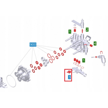 Zawór, zaworek chemii do myjek KARCHER HDS 10/20 8/18 6/14 4.580-581.3