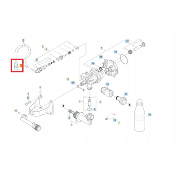 KARCHER wężyk wąż filtr chemii detergentu K2 K3 K4 K5 K7