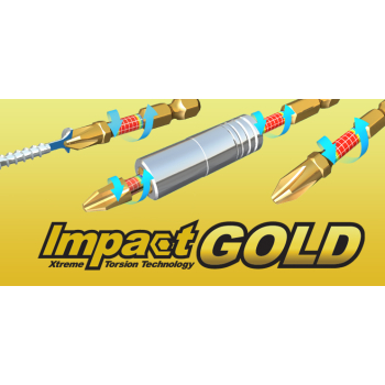 Bity końcówka Makita PH2 50mm 1/4 2szt Impact Gold